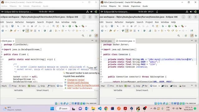 Cliente Servidos Socket en Java смотреть онлайн