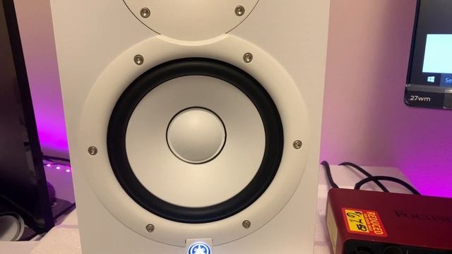 Yamaha HS7 white 2020 quick test смотреть онлайн