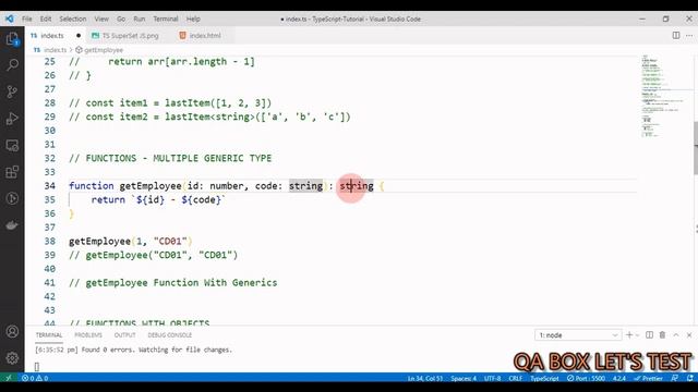 Part 13 - TypeScripts - Generics смотреть онлайн