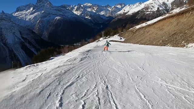Съемка в  GoPro9. Горнолыжный отдых в Сочи где кататься на лыжах и сноуборде 2020год