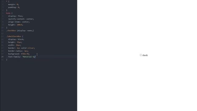 Как стилизовать CheckBox только на CSS - в этом видео! Анимированный флажок на CSS | CSS Tutorial смотреть онлайн