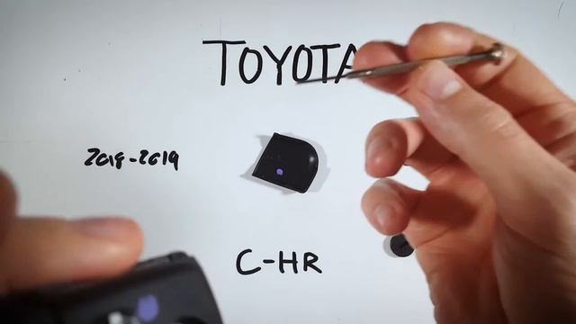 Toyota C-HR Key Fob Battery Replacement (2018 - 2019) смотреть онлайн