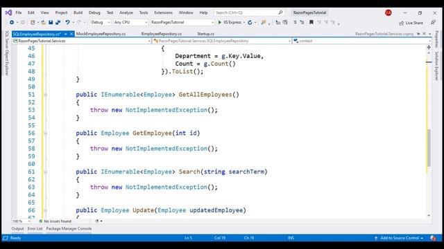 Repository pattern in asp net core razor pages смотреть онлайн