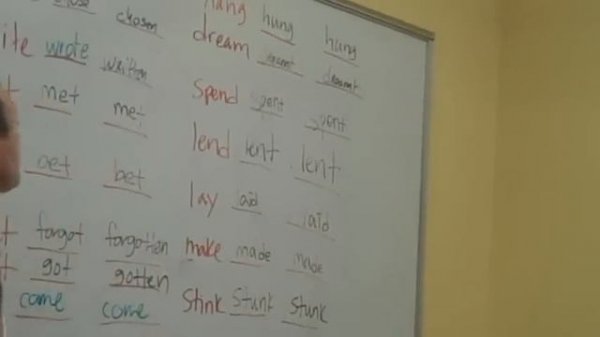 Rap de Verbos Irregulares con subtitulos (The irregular verbs song - with pronunciation)