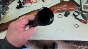 Разборка прицела GAMO 3-9-40 неудачный ремонт прицельной марки.