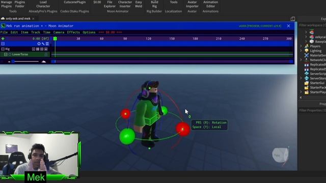 How to Animate Walking/Running in Moon Animator (Roblox Studio) (2022) смотреть онлайн