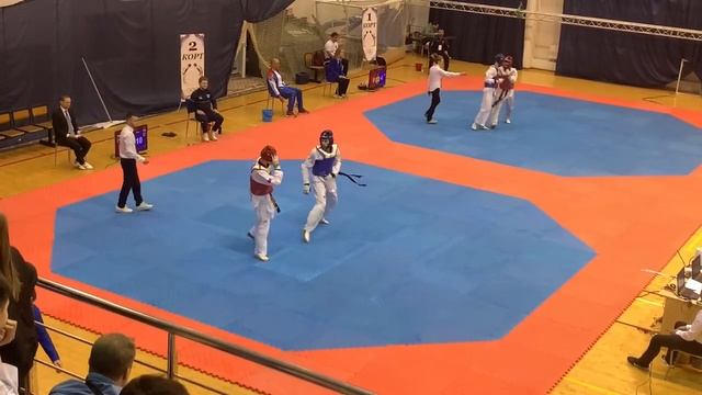 ПЕРВЕНСТВО РОССИИ ПО ТХЭКВОНДО ВТФ СРЕДИ ЮНИОРОВ, ВИТЯЗЕВО-2022. 1/8 смотреть онлайн