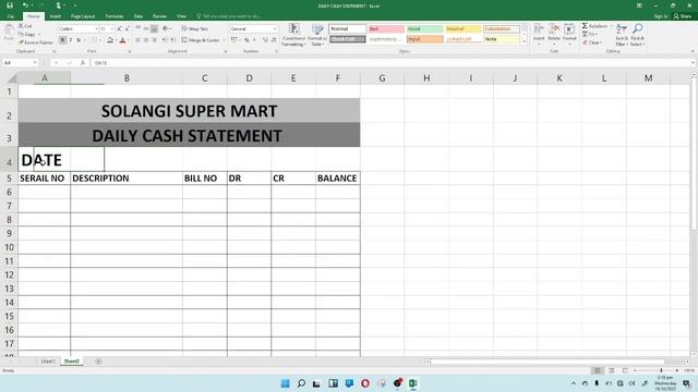 How to create Day Book Report in Excel in Hindi step by step смотреть онлайн