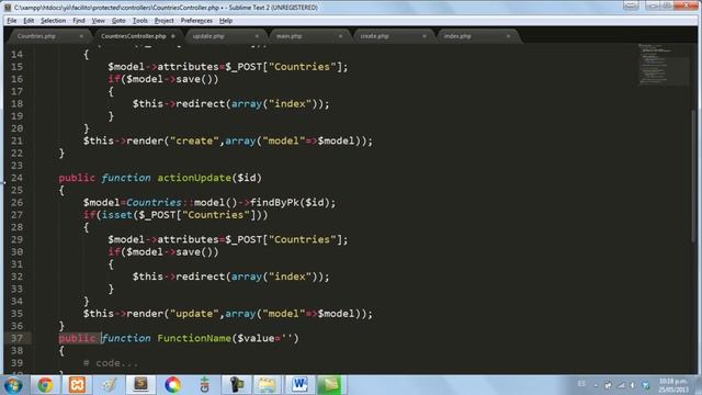 Yii Framework PHP - 15: Acción Delete смотреть онлайн