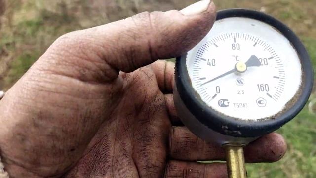 измеряем температуру почвы на пахоте. смотреть онлайн