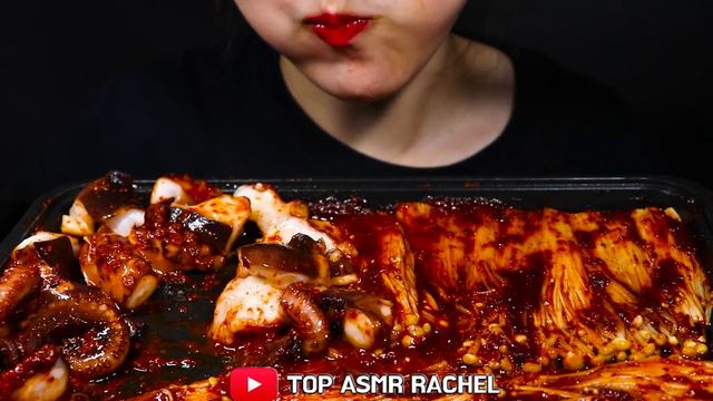 ASMR ऑक्टोपस, मशरूम JAMUR ENOKI BIG(GIANT) REAL SPICY OCTOPUS (*RECIPE) SPICY ENOKI MUSHROOMS SPICY смотреть онлайн