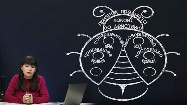 Причастие. Признаки глагола и прилагательного в причастии смотреть онлайн