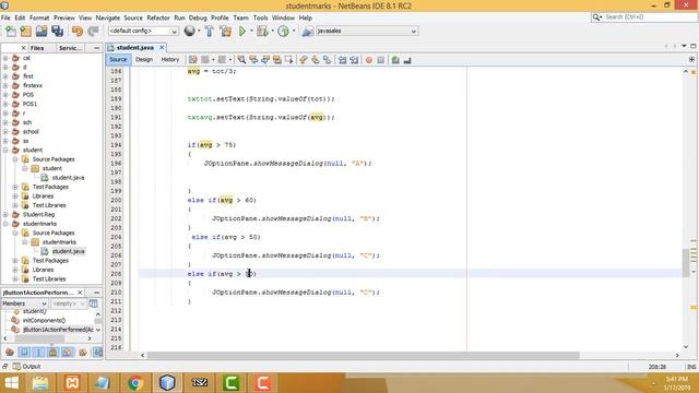 Student Marks Calculation System Part 2 Using Java смотреть онлайн