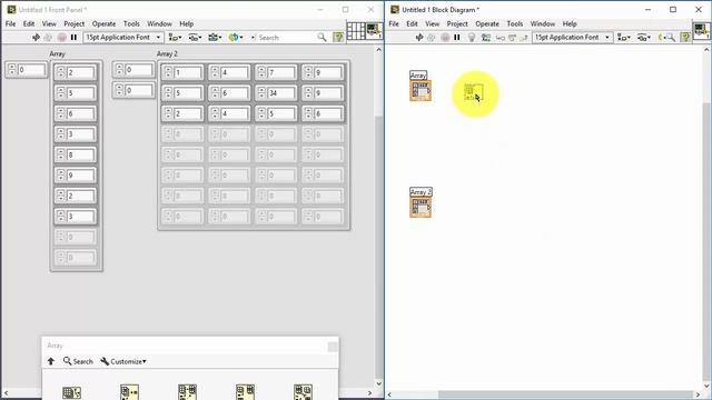 LabVIEW Arrays смотреть онлайн