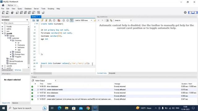 How to Create a table (Insert & Delete) Using MYSQL Workbench смотреть онлайн