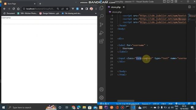 Create row into database using PHP with Bootstrap part 1 смотреть онлайн