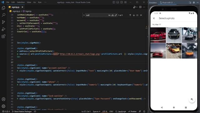 React Native Chat Application | Sign-Up Screen | Java Institute смотреть онлайн