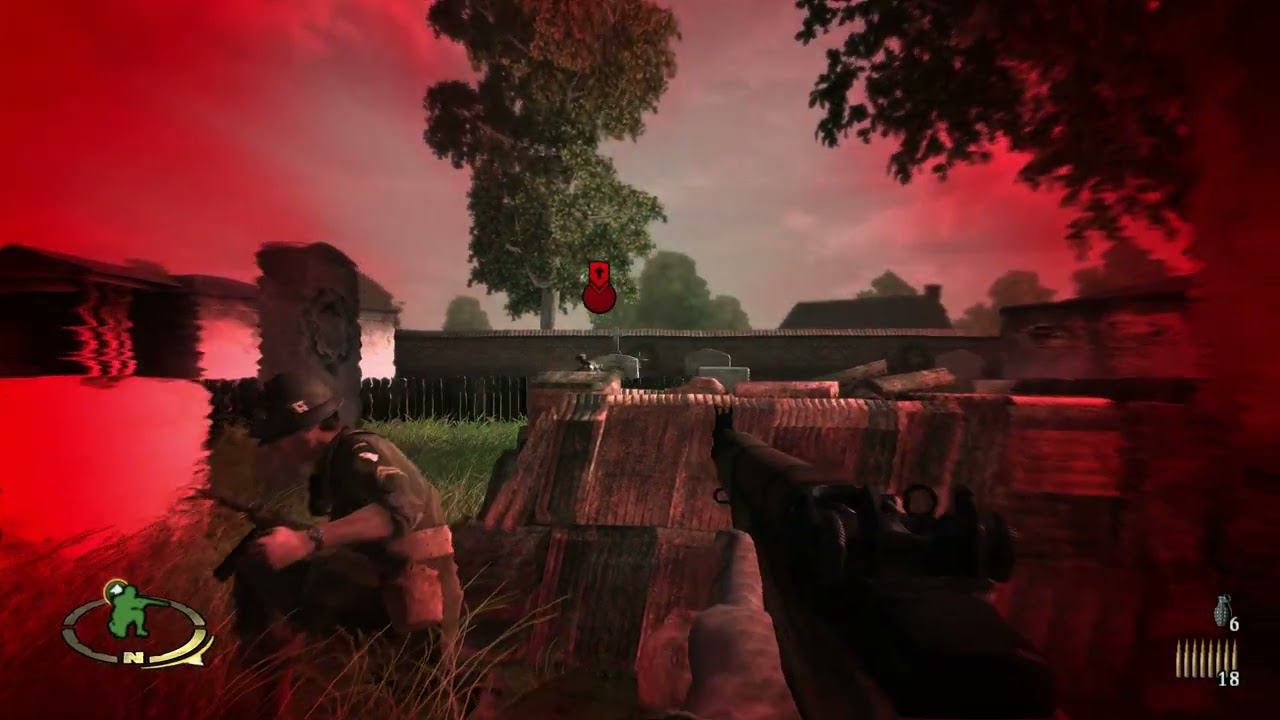 Brothers in Arms. Hells Highway 26 часть Дорога к церкви смотреть онлайн