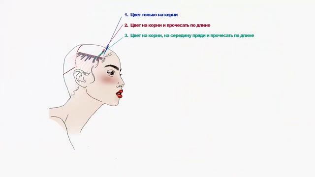 Урок 19. Часть 2 . SHADOW ROOTS. Смывка цвета. Растяжка цвета на корнях. смотреть онлайн