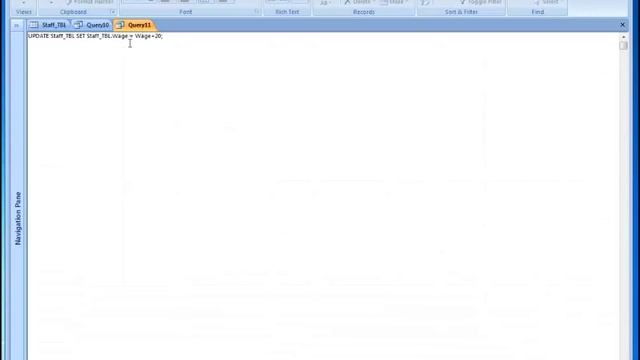 Create an Update query in Microsoft Access, SQL Server, MySQL, Oracle смотреть онлайн