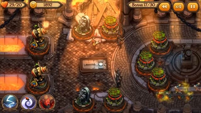 Evil Defenders ЗАБЫТЫЙ ДВОРЕЦ миссия 11 (Инферно) часть 65 (прохождение) смотреть онлайн