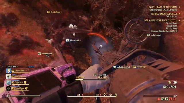 Harnessing My Inner Harrier Jet - Fallout 76 Scorchbeast Queen fight w/ Jetpack & Vamp Explo Minigu смотреть онлайн
