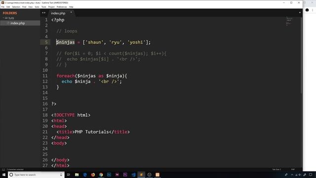 PHP Tutorial (& MySQL) #9 - Loops смотреть онлайн