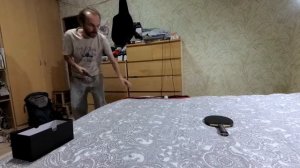 тренировка подачи подрезкой дома