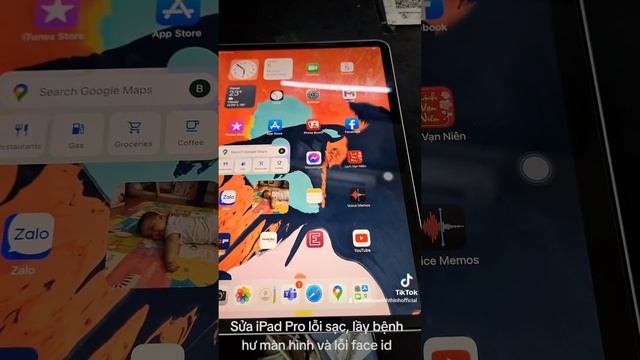 Sửa iPad Pro 11 lỗi face ID, màn hình sọc. Đi sửa sạc hư luôn đủ thứ lỗi. смотреть онлайн