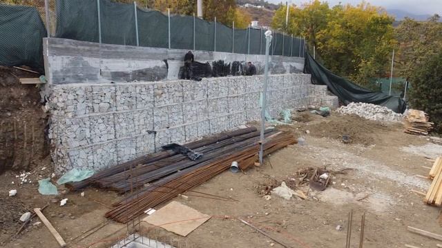 подпорная стенка из габионов смотреть онлайн