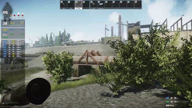 Escape From Tarkov. Тест графония с параметрами на экран смотреть онлайн