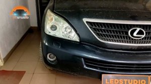 Lexus RX 350 модернизация фар