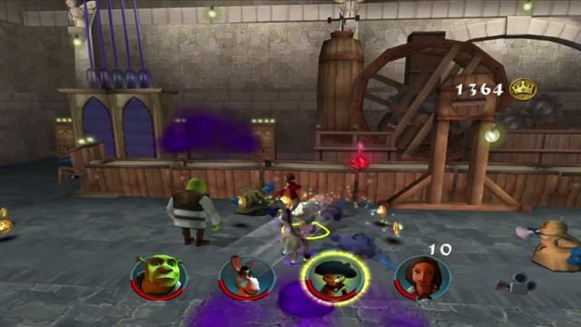Shrek 2: The Game Walkthrough | Level 7 - Fairy Godmother's | Part 8 | PS2 Xbox Gamecube (HD) смотреть онлайн