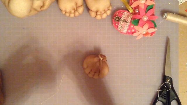 Домовой из капрона .Кукла - попик из капрона. смотреть онлайн