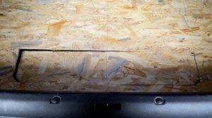 Ровный пол в багажник Ланос после установки ГБО.