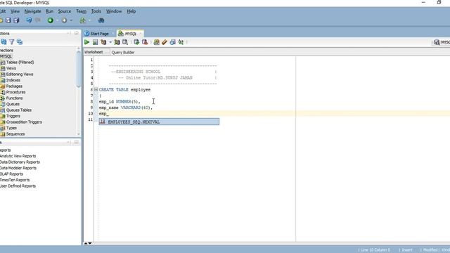 oralcle database-11g-tutorials -4- how to create a table (bangla tutorial) смотреть онлайн