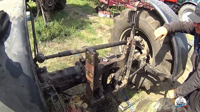 Демонтаж редукторов с Акроса и Палессе и переднего моста МТЗ-1221В. (99-День 5-Сезон) смотреть онлайн