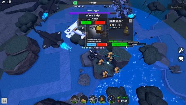 Solo Hardcore 50 Wave with Snipers Roblox Tower Defense Simulator смотреть онлайн