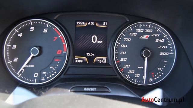 Seat Leon Cupra 280 PS, DSG - acceleration 0-100 km/h смотреть онлайн