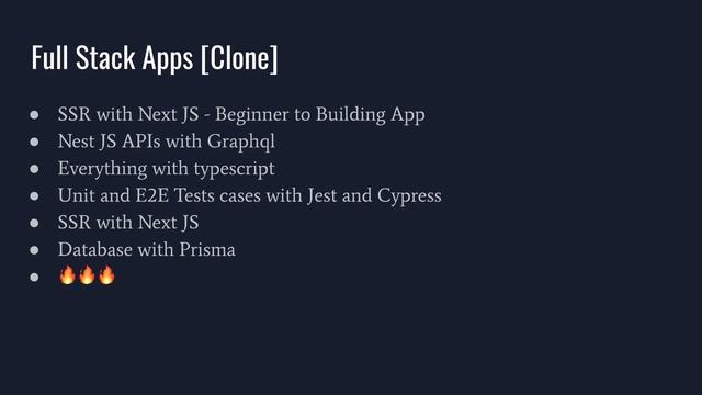 Full Stack Clone Apps using Next JS, Graphql and Prisma #001 смотреть онлайн