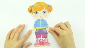 Игровой набор магнитные одевашки. Игрушки для детей