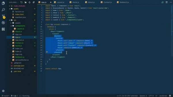 Build a website with React,  React-Bootstrap, React-Router and Styled-Components