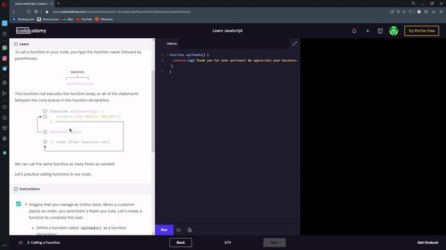 Codecademy: JavaScript Tutorial #7 смотреть онлайн