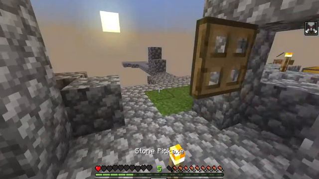 Minecraft Vanilla Skyblock - Ep3 - I GOT BAD OMEN?!? смотреть онлайн