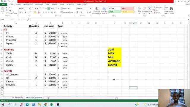 Basic Excel functions Afsomali смотреть онлайн