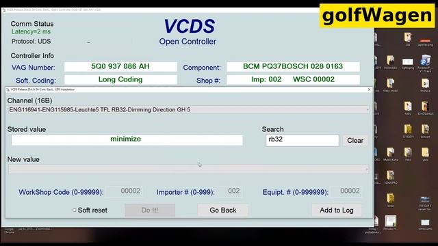 VW Golf 7 DRL dimming on Turn signal смотреть онлайн