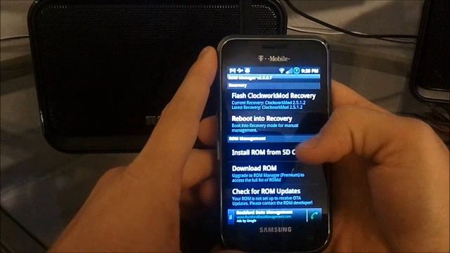 Custom ROM installation tutorial for the T-Mobile Samsung Galaxy S (Vibrant) смотреть онлайн