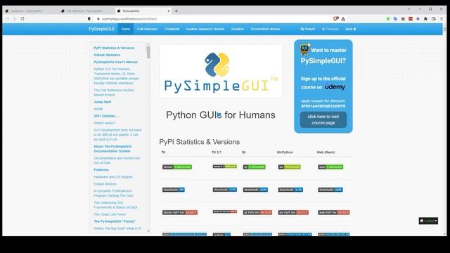 The PySimpleGUI Ecosystem - How to efficiently use PySimpleGUI смотреть онлайн