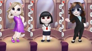 Моя говорящая Анджела Сестрички # 33 Свидание с котиком Мила влюбилась Анжела Мила Соня Мультик