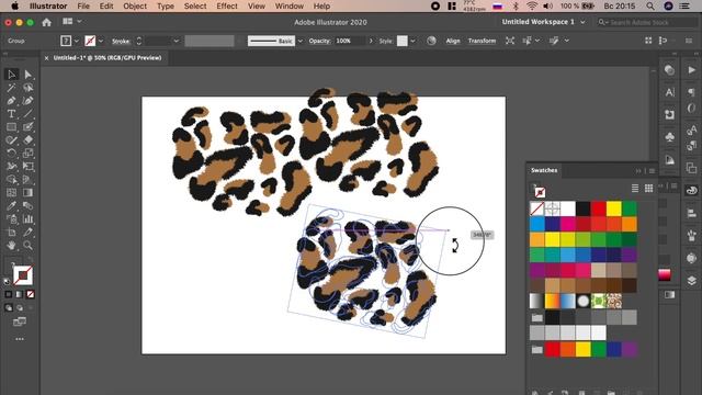 How To Create Leopard Pattern In Adobe Illustrator